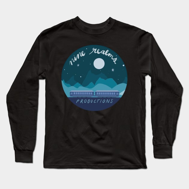 Nine Realms Productions Logo Design Long Sleeve T-Shirt by NineRealmsProductions